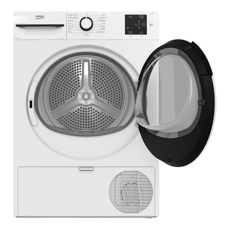 Sèche-linge pompe à chaleur 9 kg — fonctionne dès 0 °C